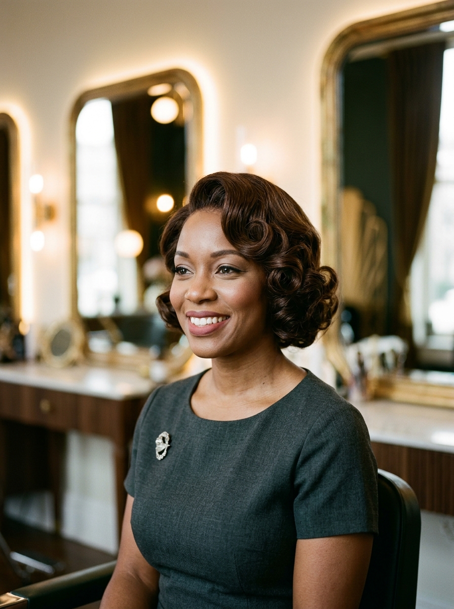 Vintage Pin-Curl Bob