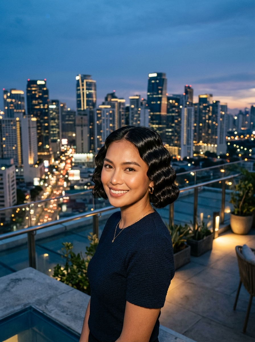 Sculptured Deep Wave Bob