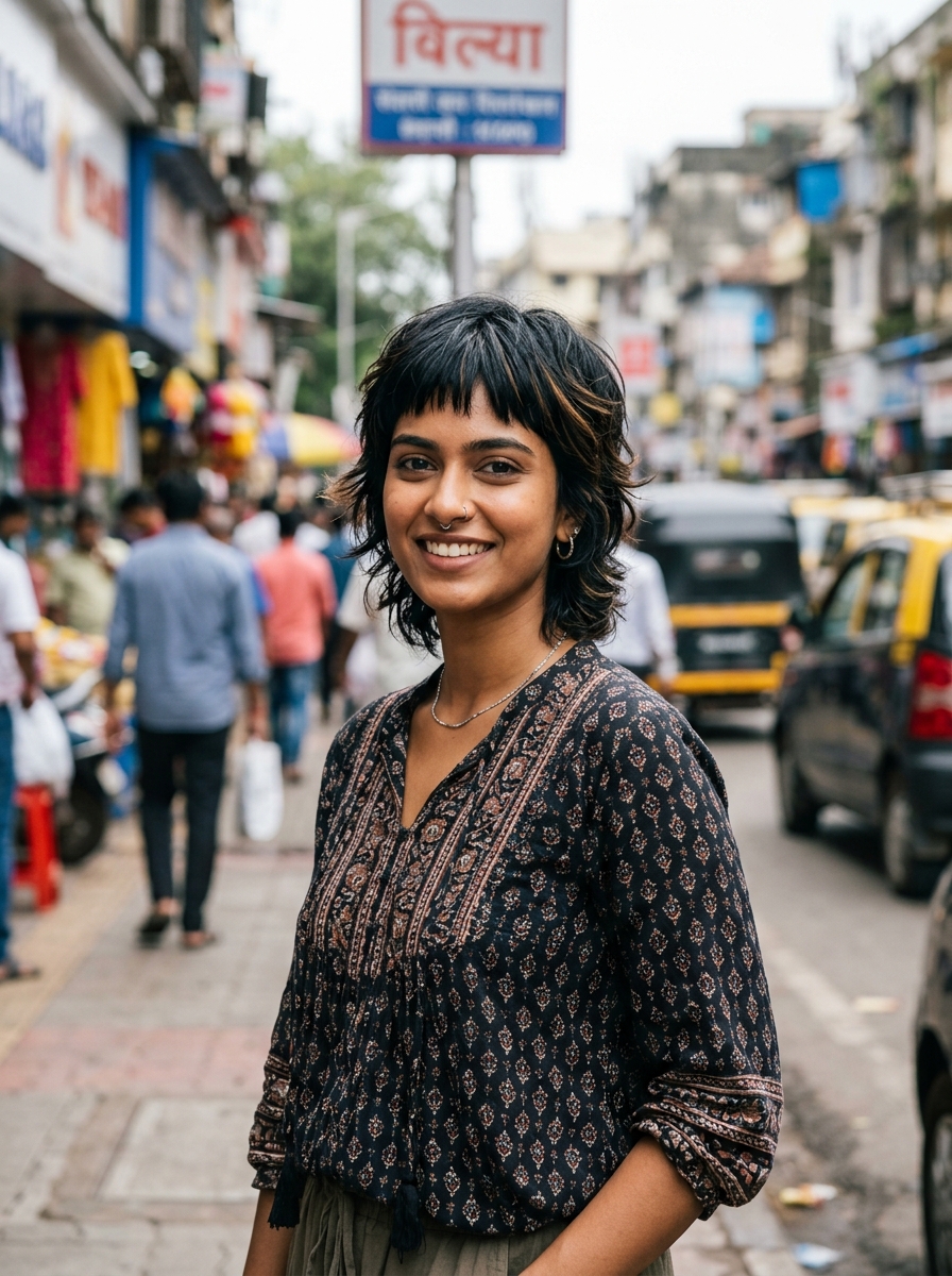 Short Gypsy Shag with Micro Fringe