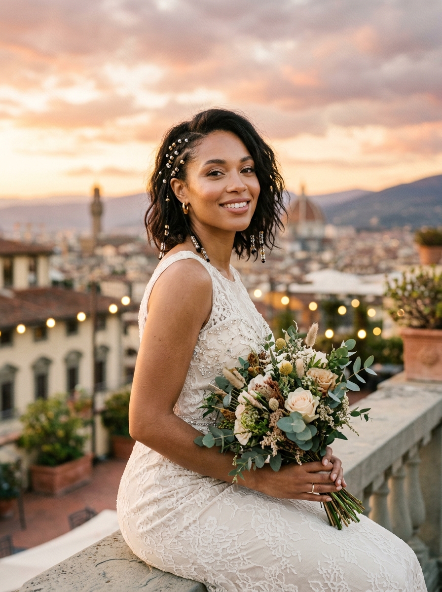 Embellished Beaded Lob-Pixie