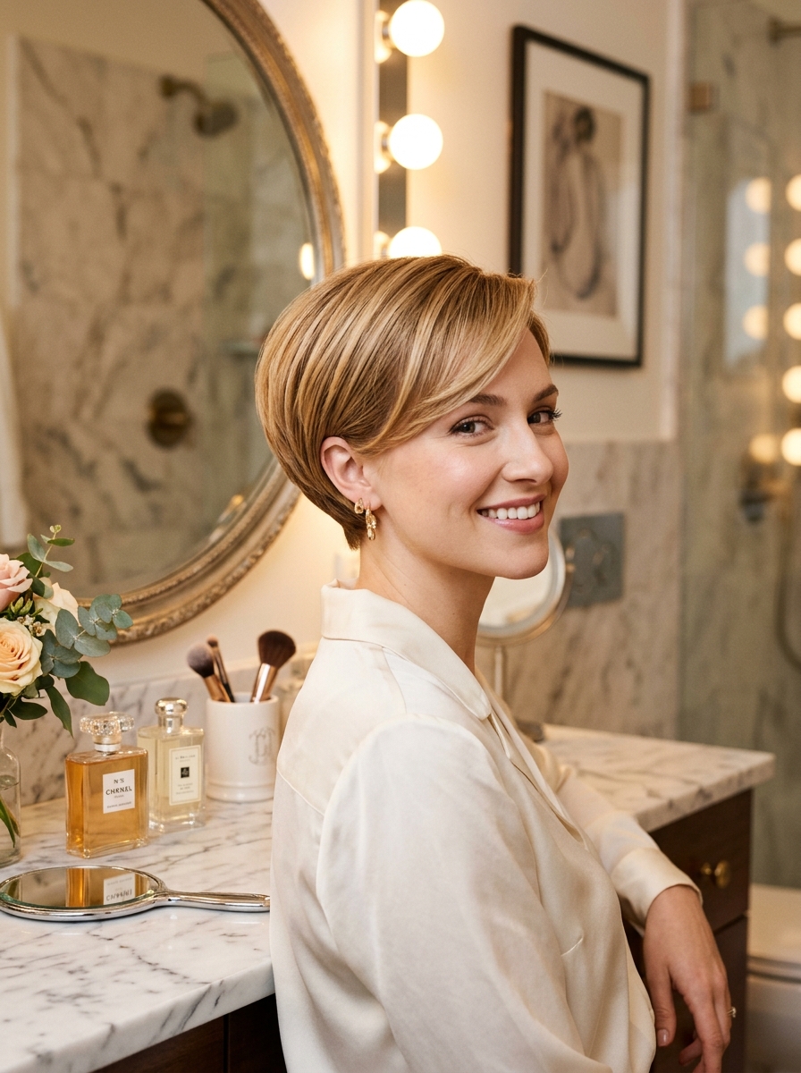 Stacked-Back Graduation Pixie Bob