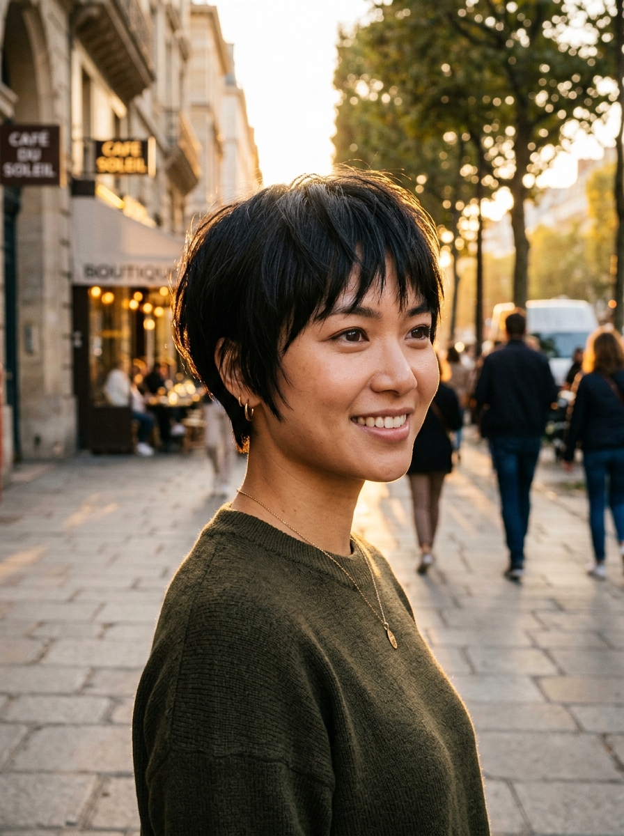 Choppy Bowl-Inspired Pixie Bob