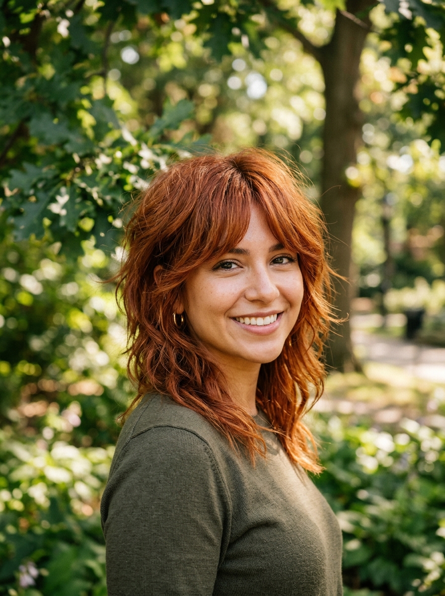 Copper Shaggy Long Pixie Bob