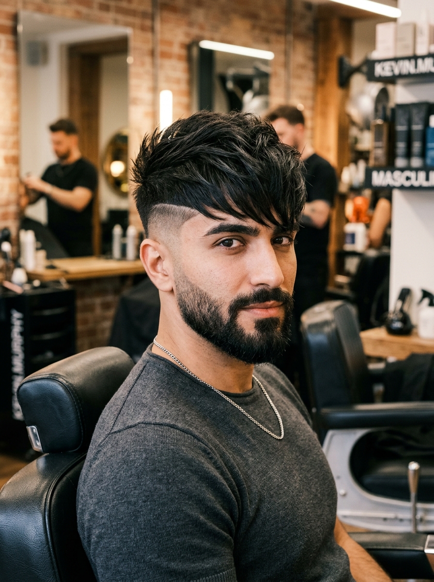 Disconnected Undercut with Heavy Fringe