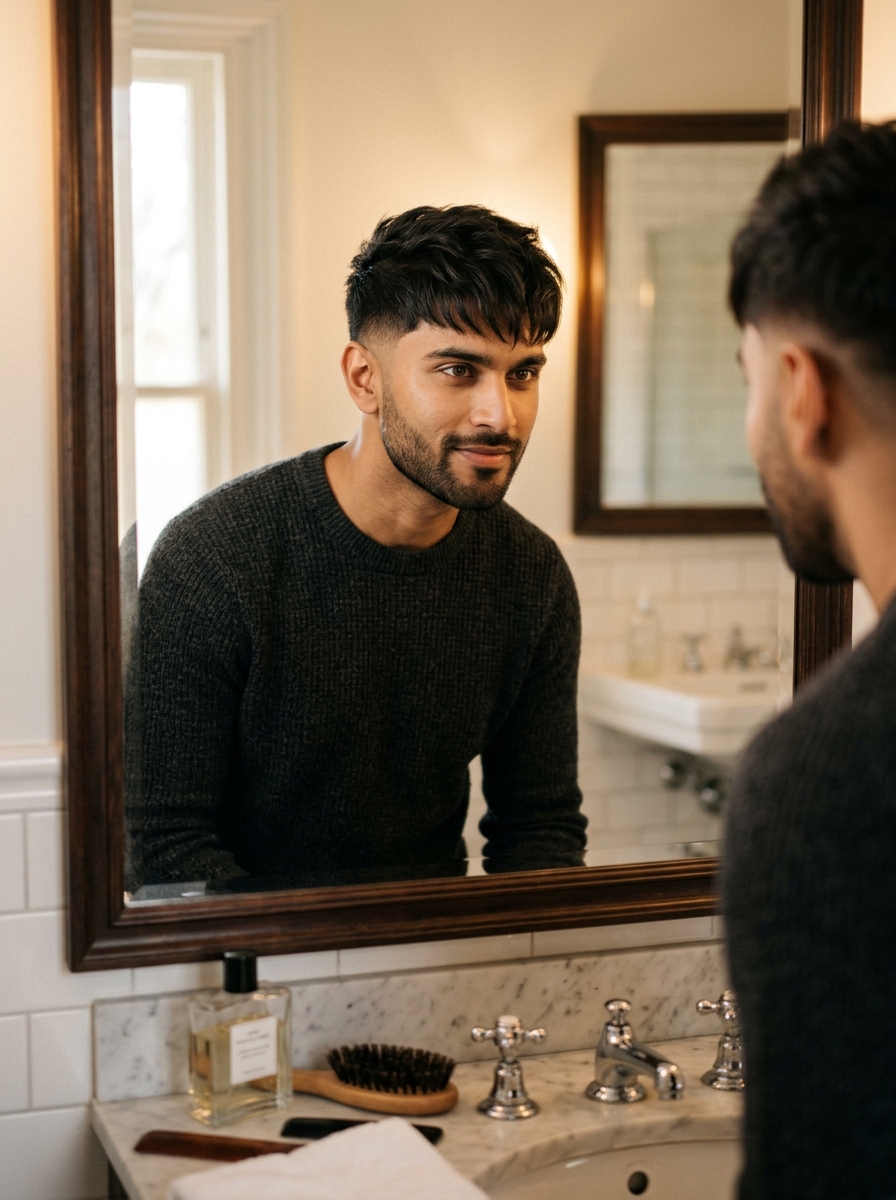 Razor-Textured Fringe with Fade