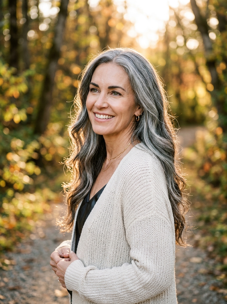 Long Silver Boho Layers
