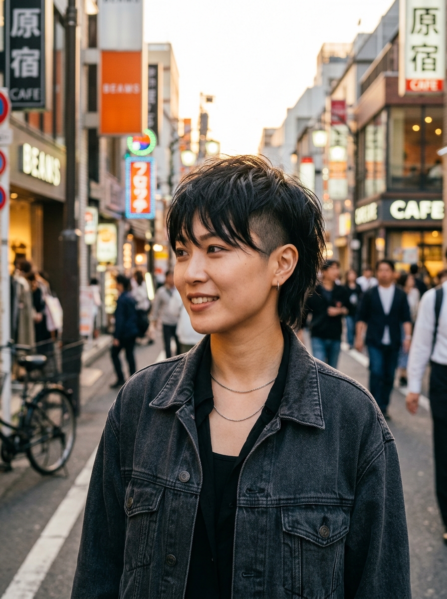 Disconnected Undercut Shaggy Pixie