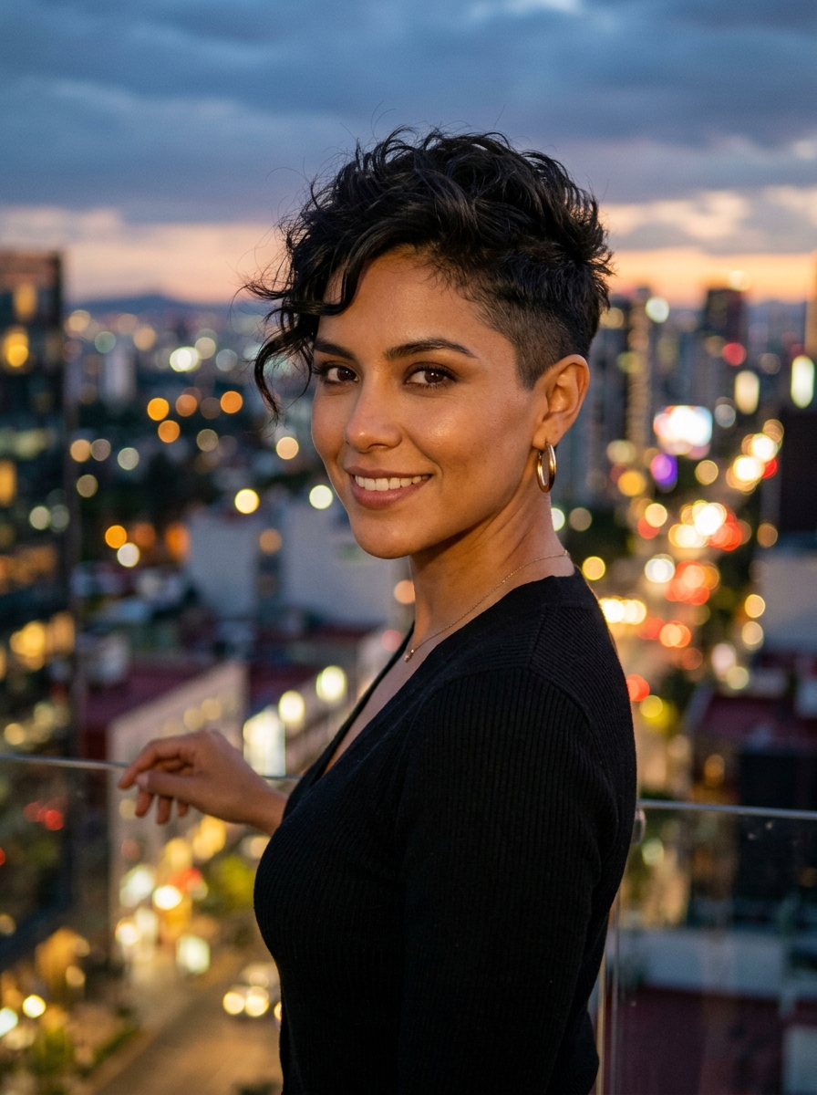 Micro Pixie with Textured Crown
