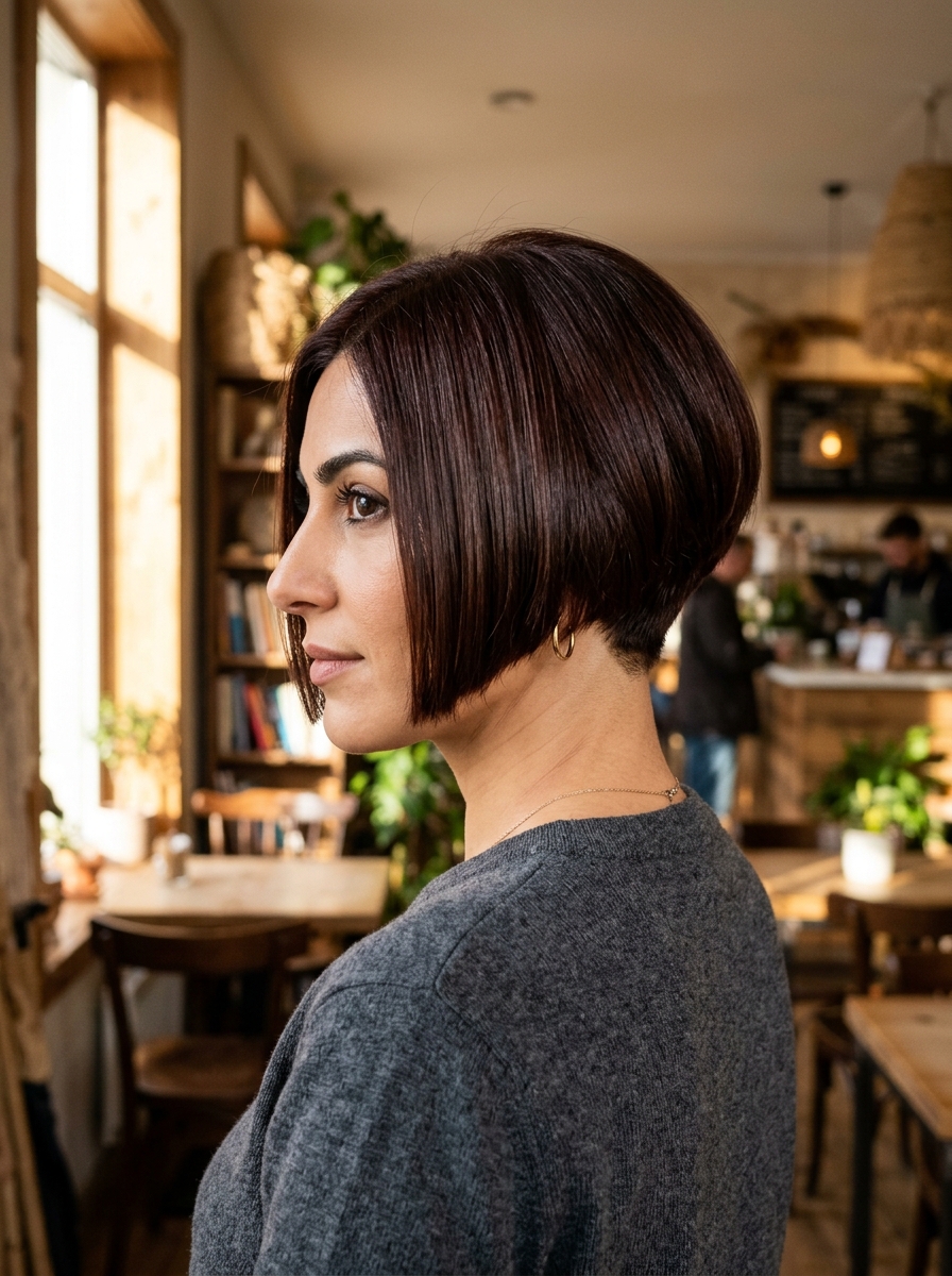 Sculpted Nape Bob