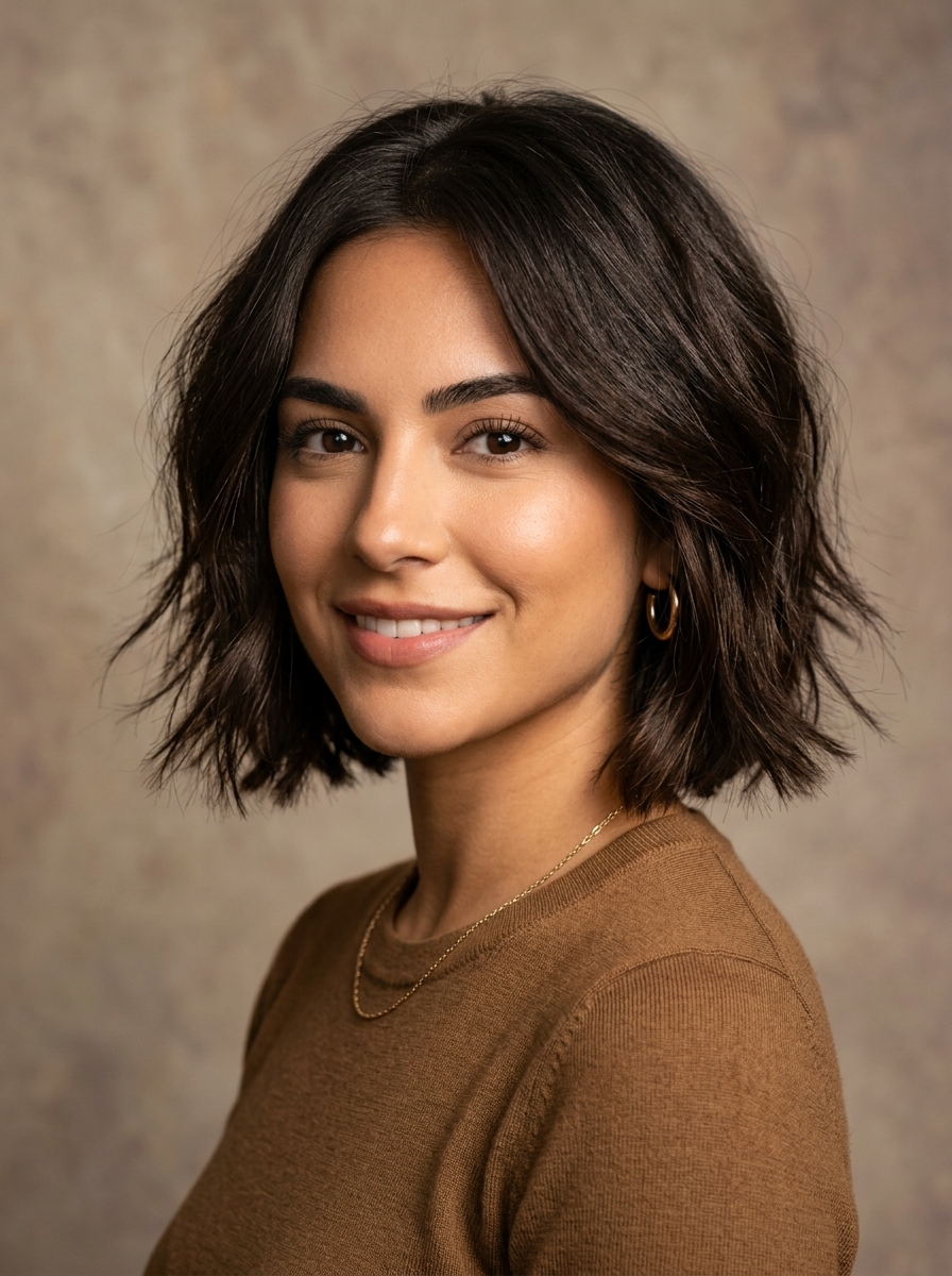 Textured Square Bob