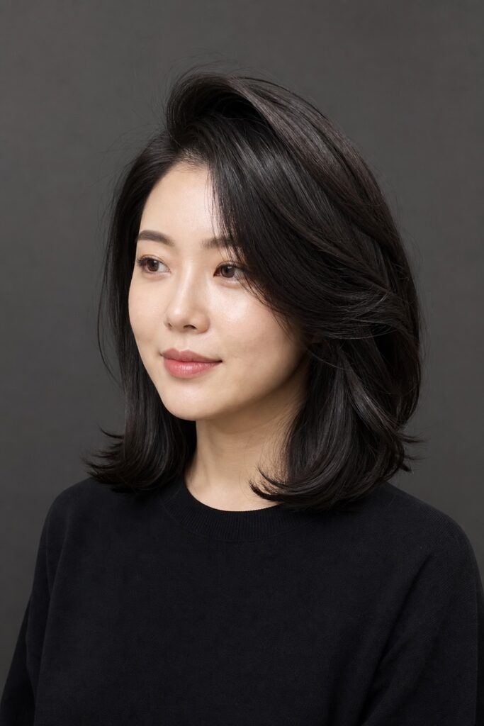 Deep Side Part With Volume