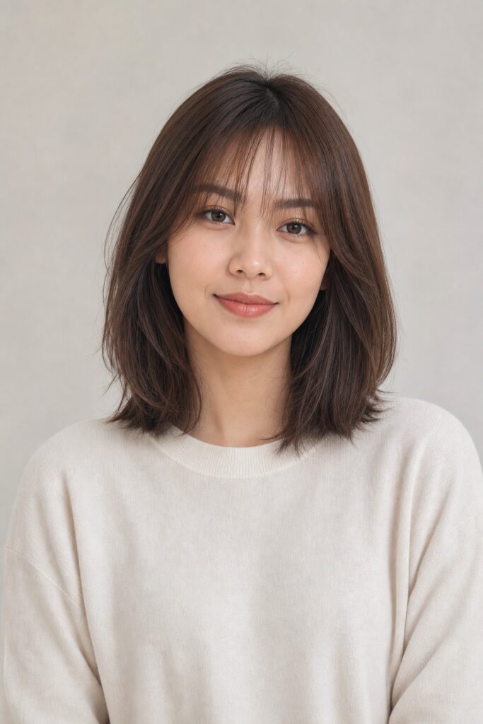 Wispy Bangs With Soft Layers