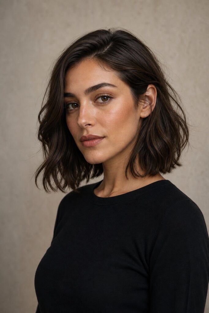 French-Inspired Wavy Bob