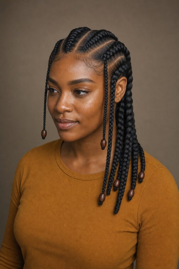 Chunky Natural Fulani Braids