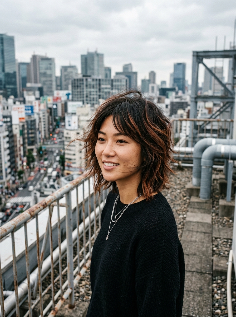 Shaggy Layered Bob
