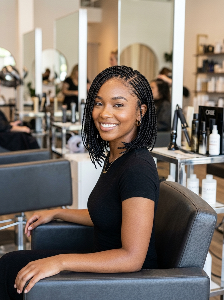 Feed-In Micro Braid Bob