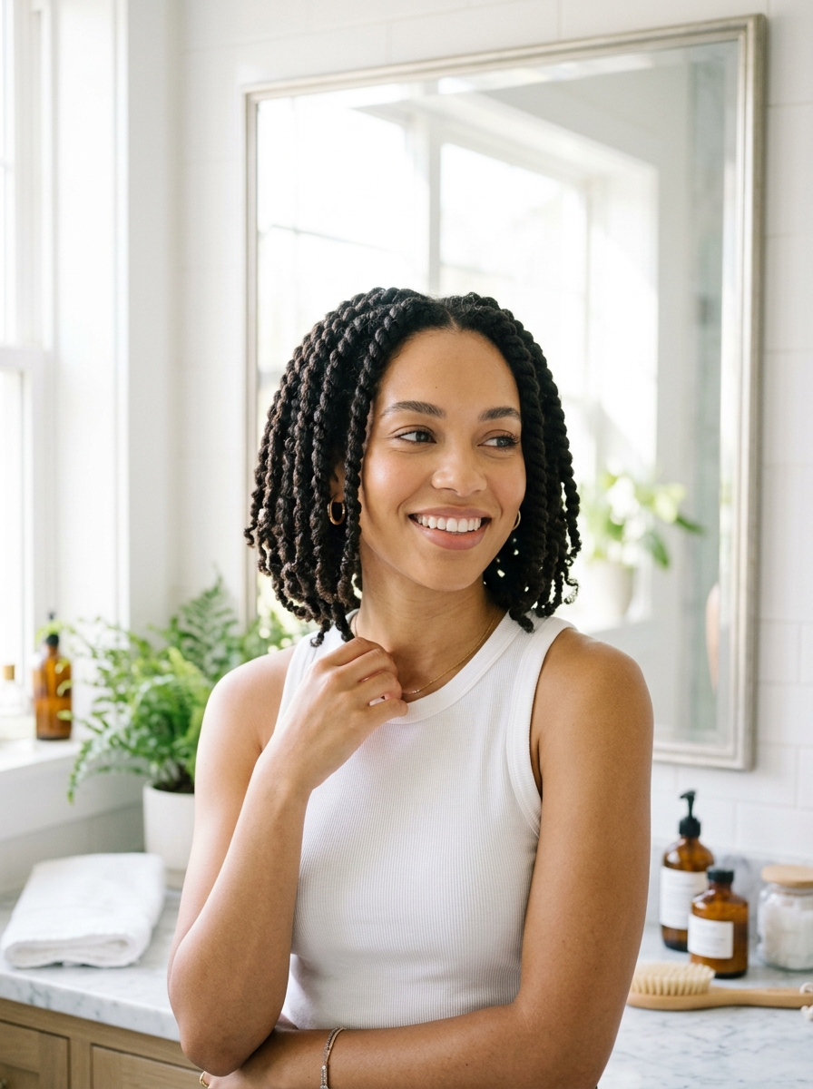 Two-Strand Twist Bob