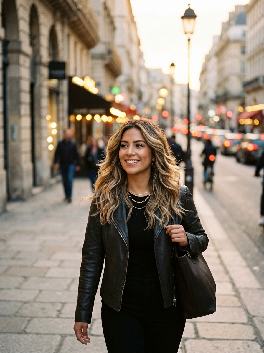 Bronde Balayage French Shag
