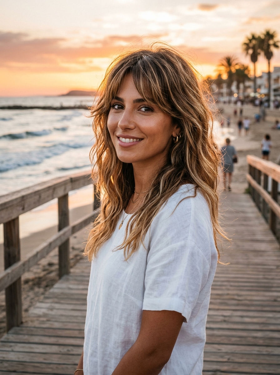 Balayage French Shag