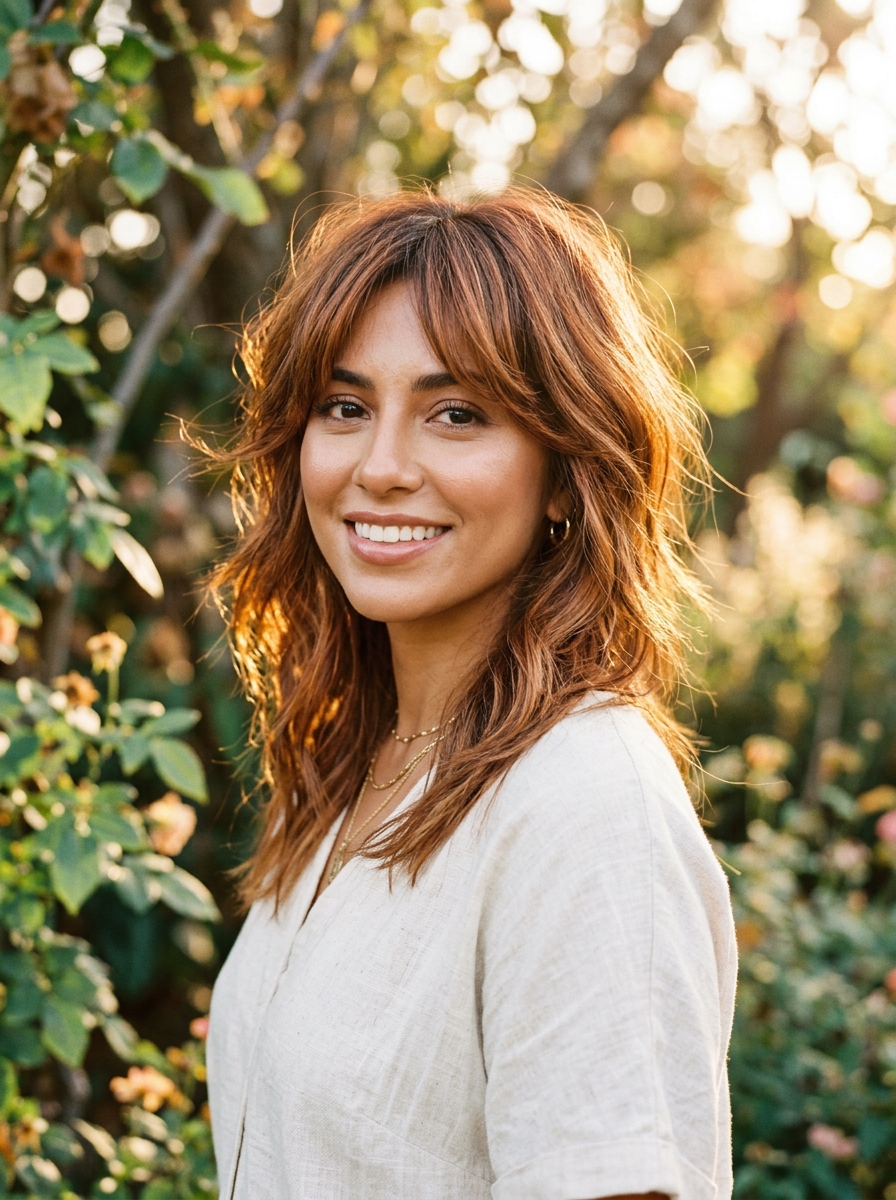 Copper Balayage Gypsy Shag