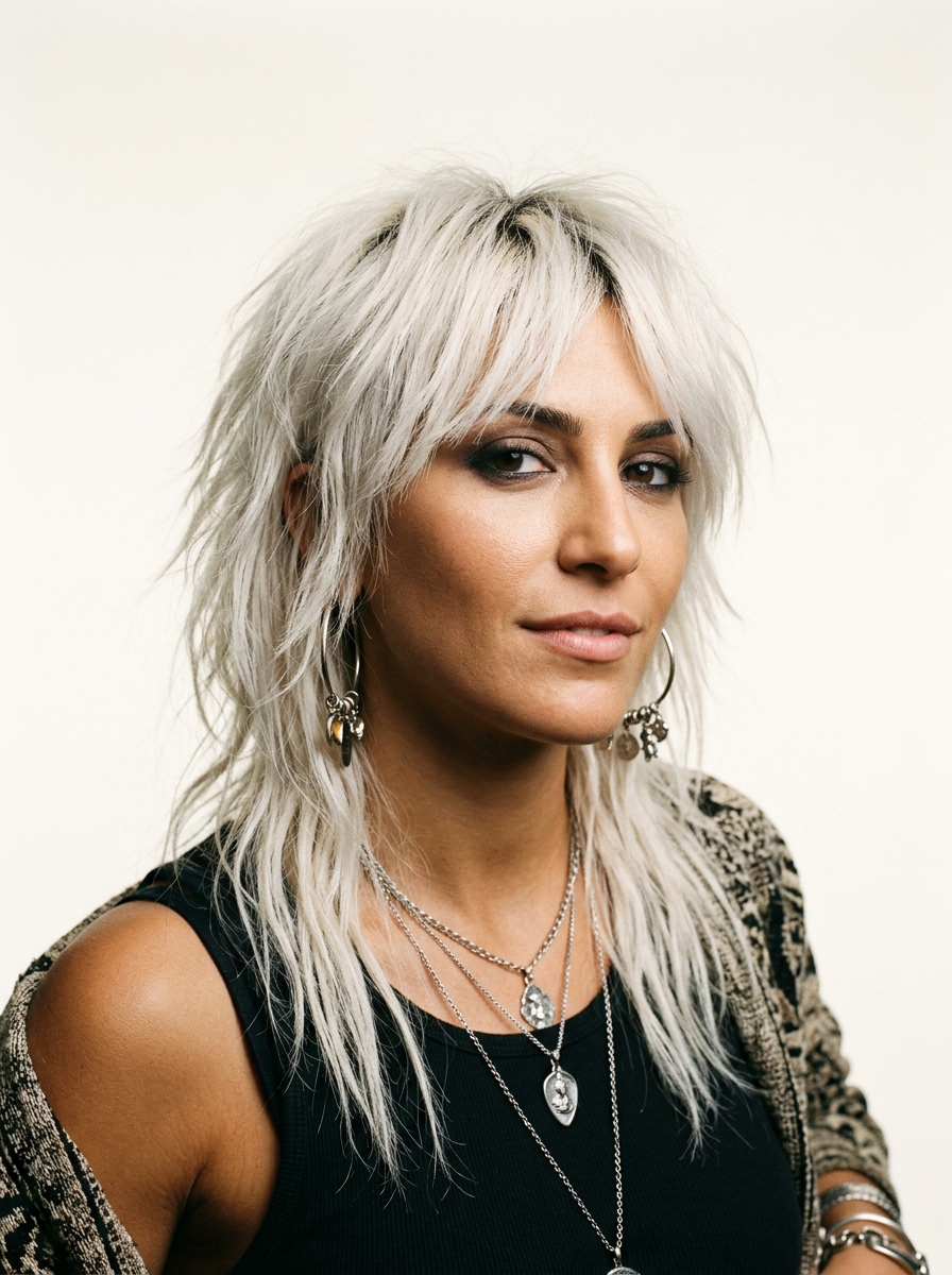 Platinum Blonde Punk Shag