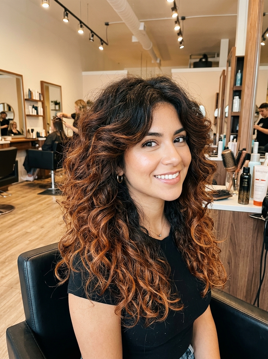Lush Layered Gypsy Shag for Dense Hair