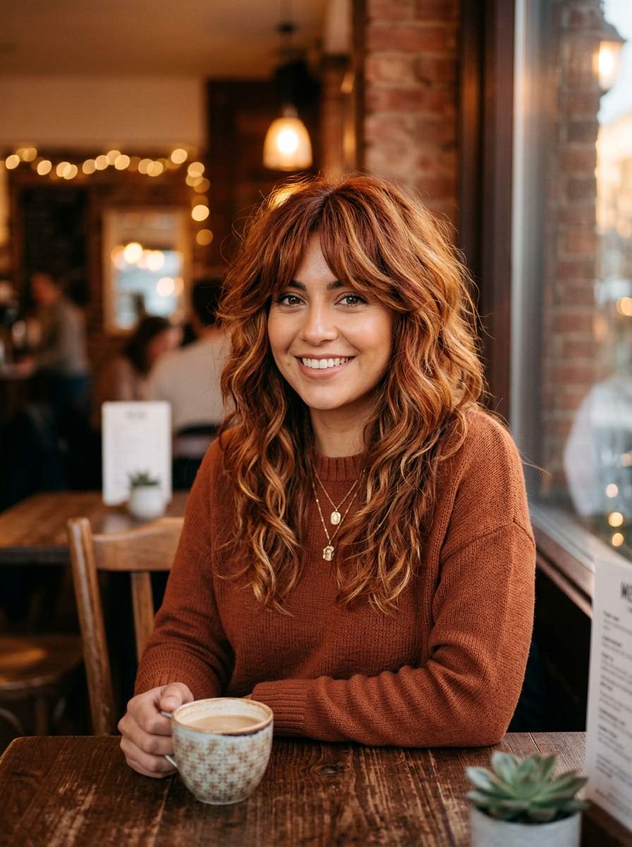 Copper Balayage Gypsy Shag