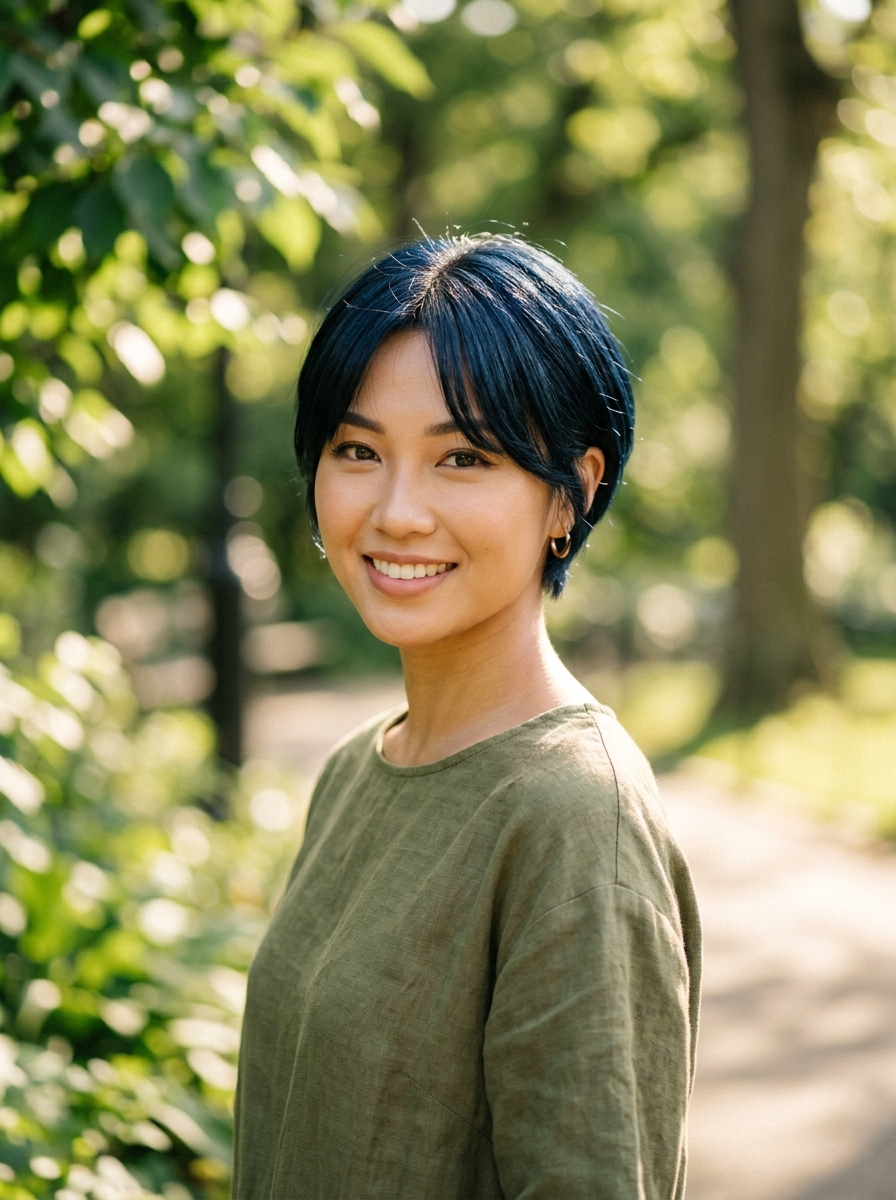Curtain Bang Pixie Bob