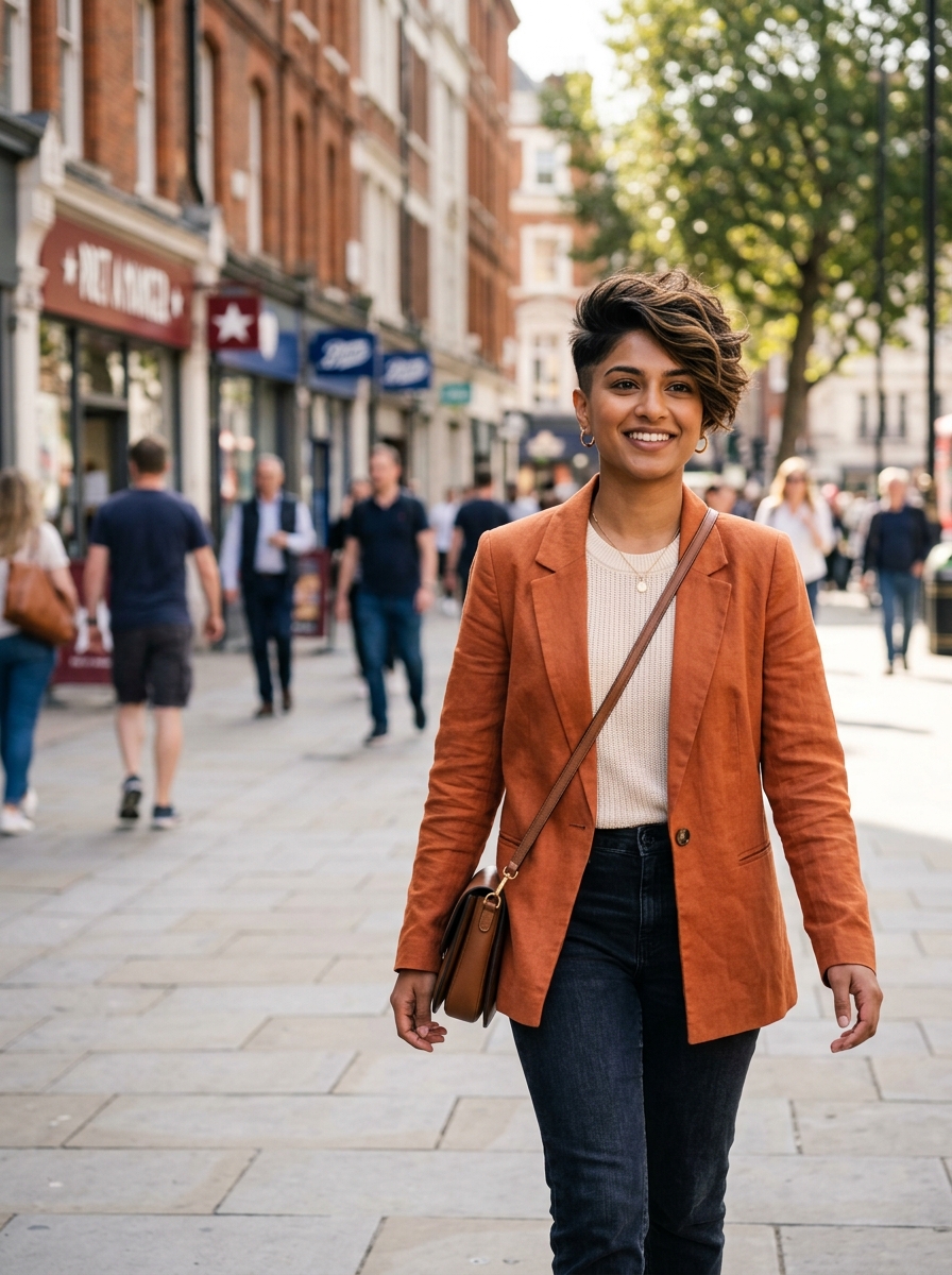 Tapered Nape Short Pixie