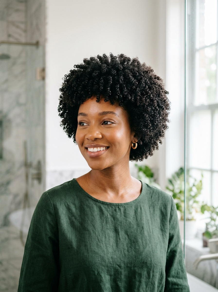 Natural Coil Cropped Cut