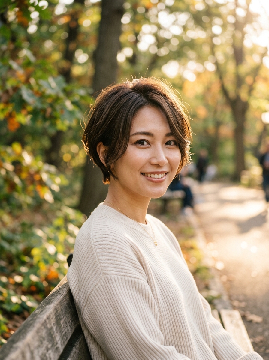 Long Pixie Bob for Thick Hair