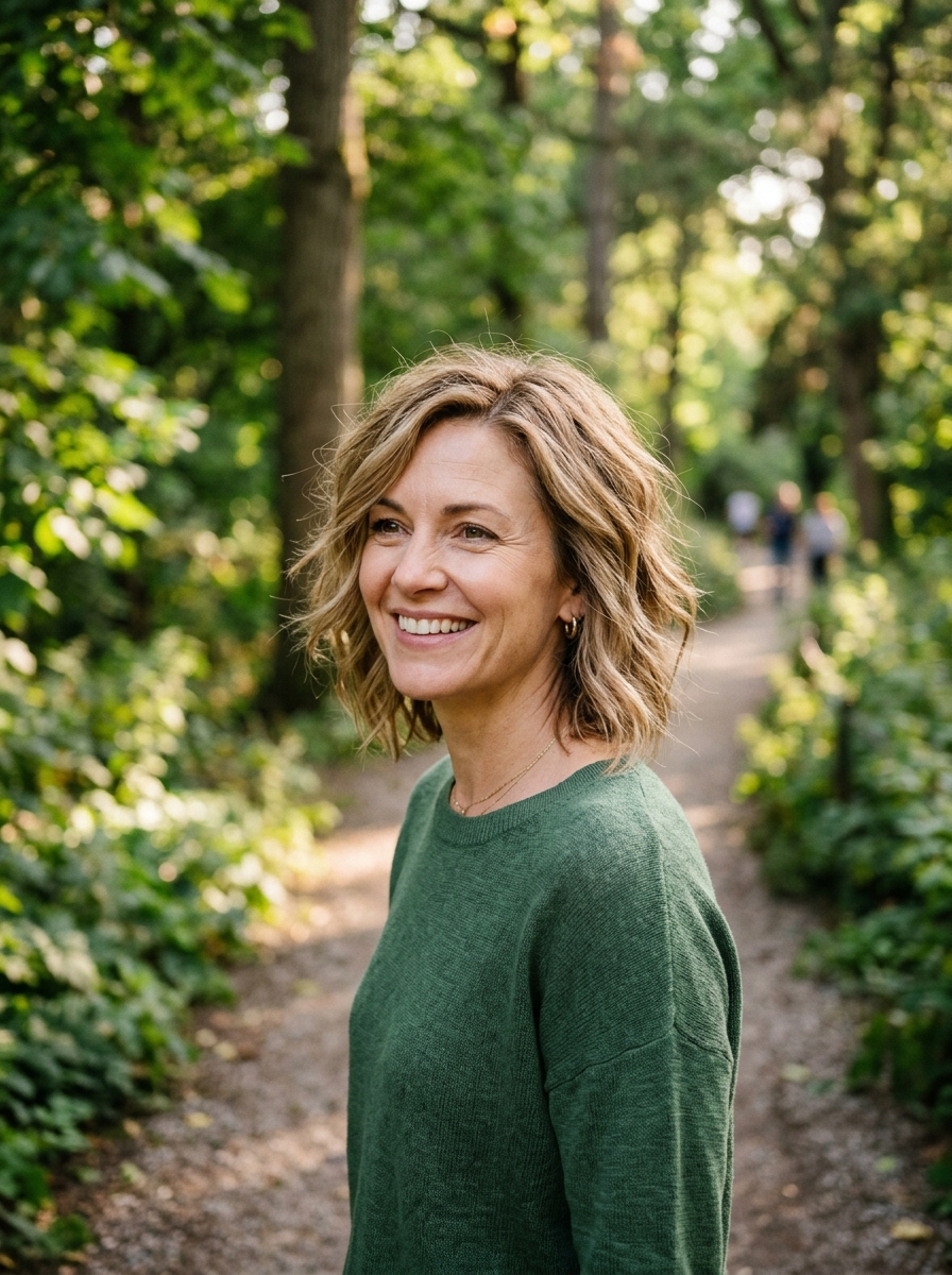 Grown-Out Pixie Lob Transition
