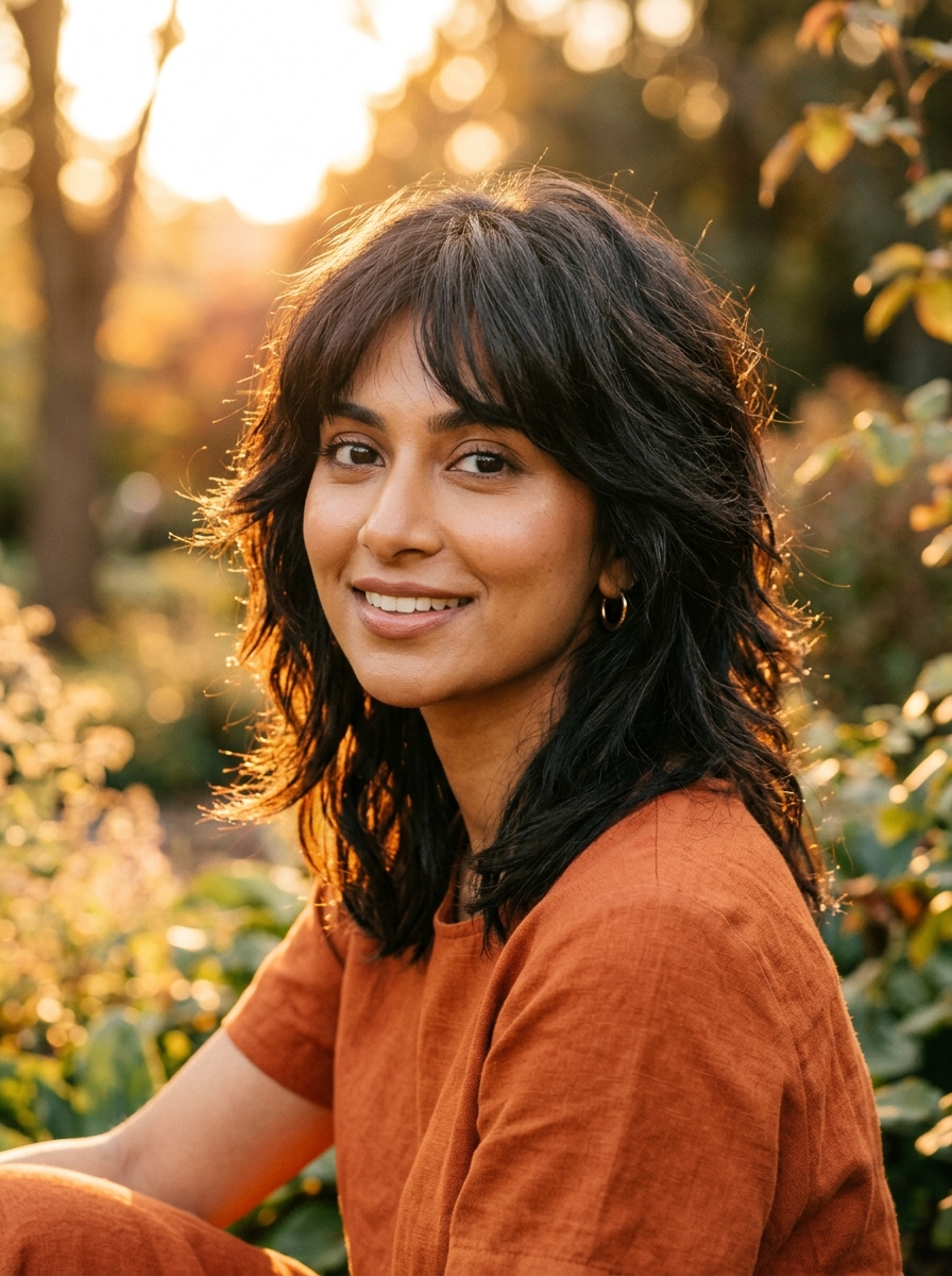 Wolf Cut Lob with Angled Layers