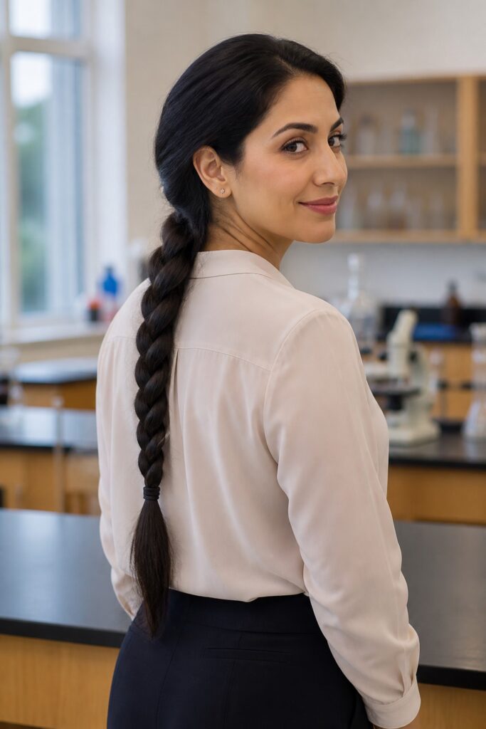 Braided Low Ponytail