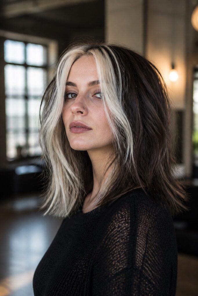 Two-Tone Layered Cut