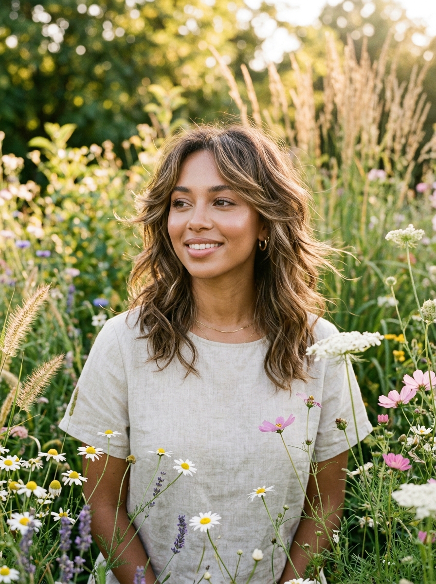 Butterfly Shag for a Boho Garden Wedding
