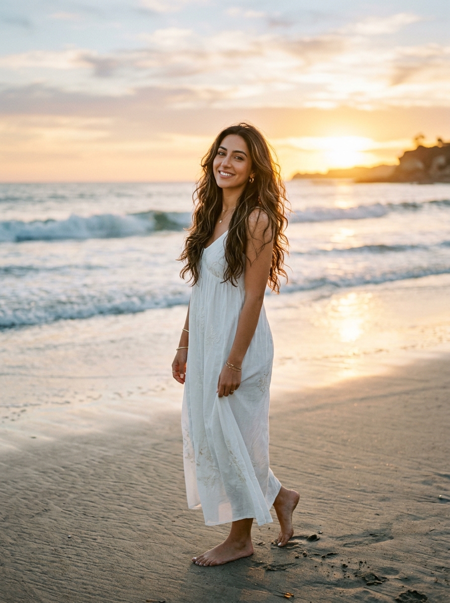 Beachy Wave Layers for a Destination Wedding