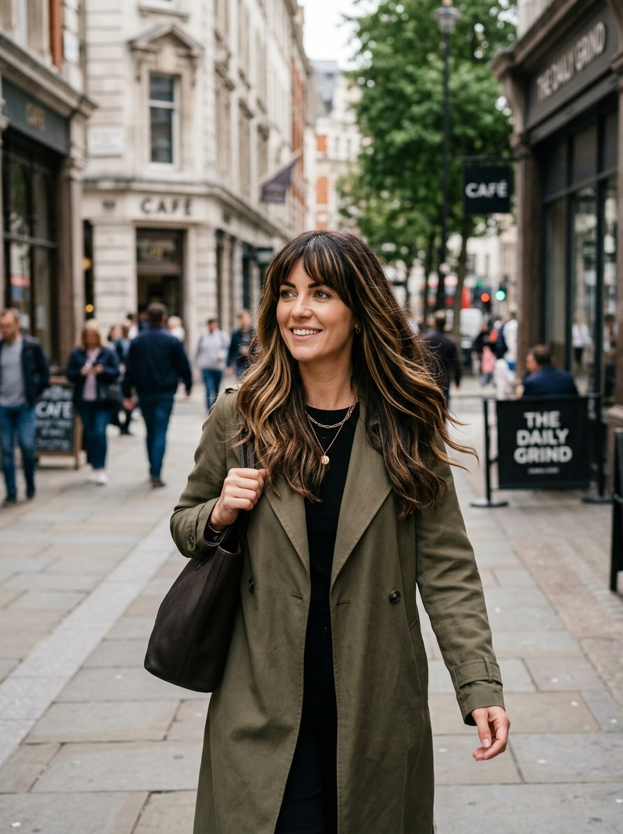 Chunky 90s-Inspired Caramel Highlights