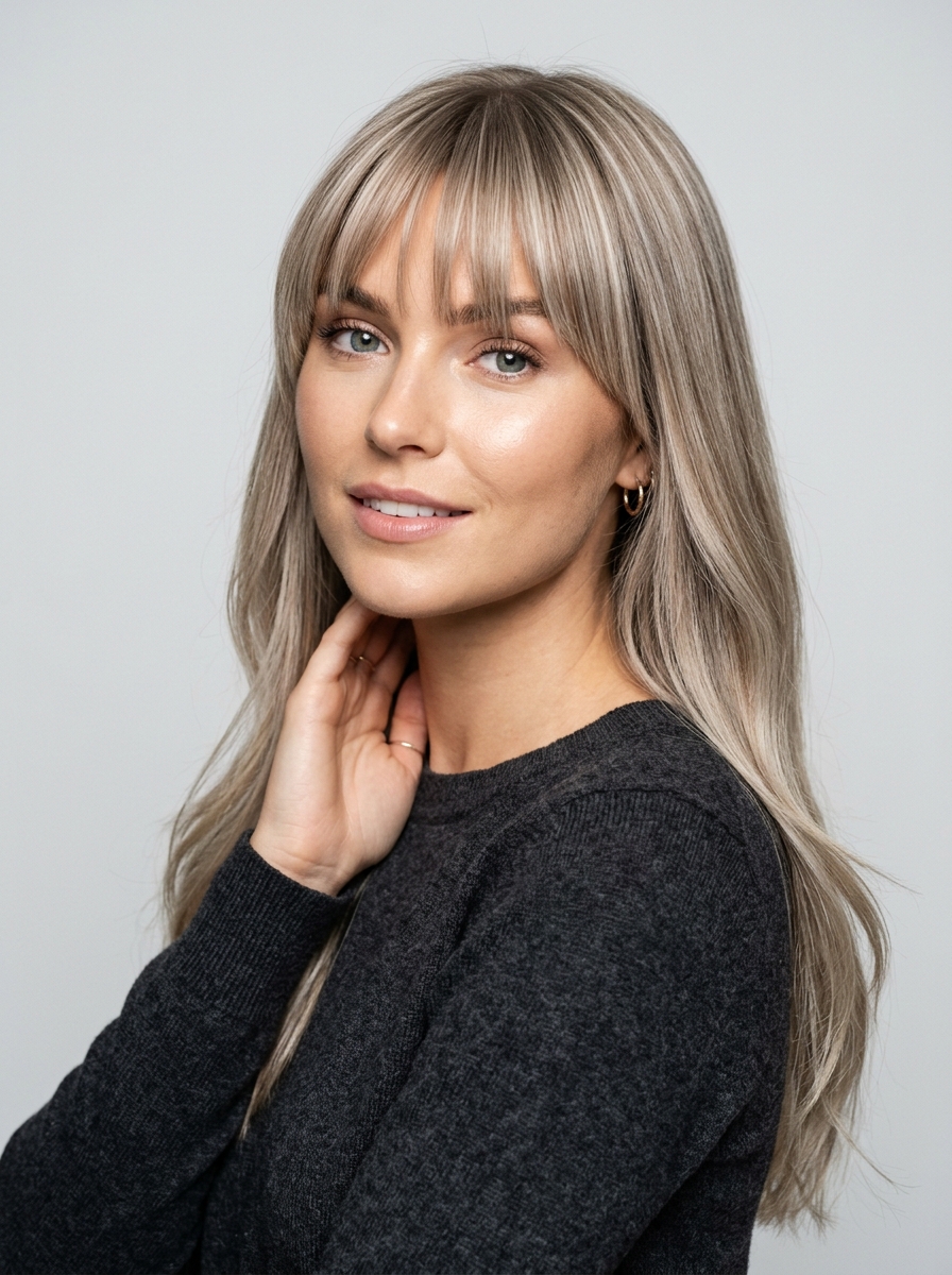 Cool Ash Blonde Balayage