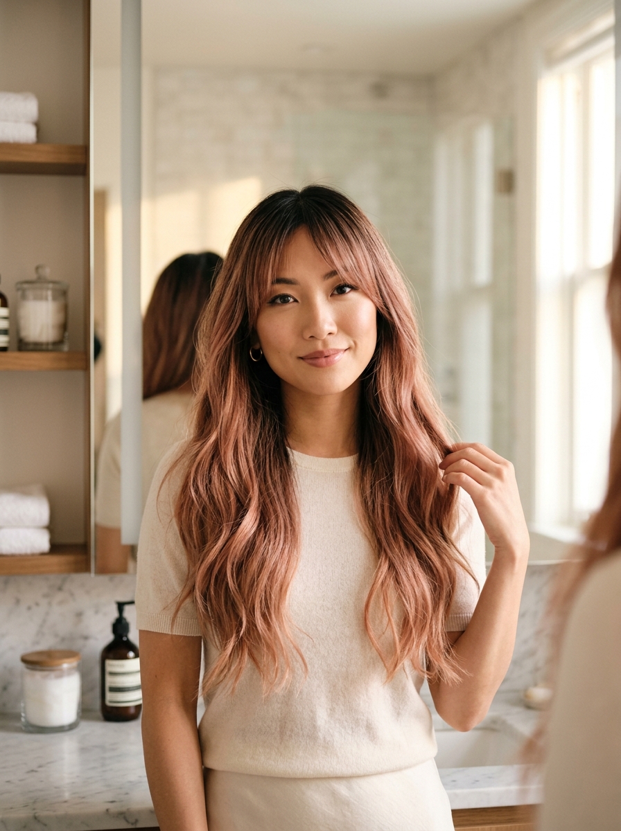 Rose Gold Balayage