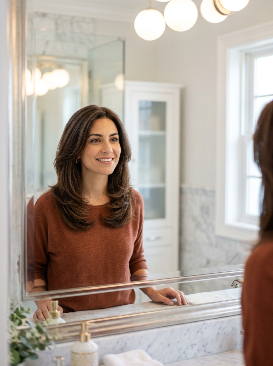 Fine Hair Butterfly Blowout Layers