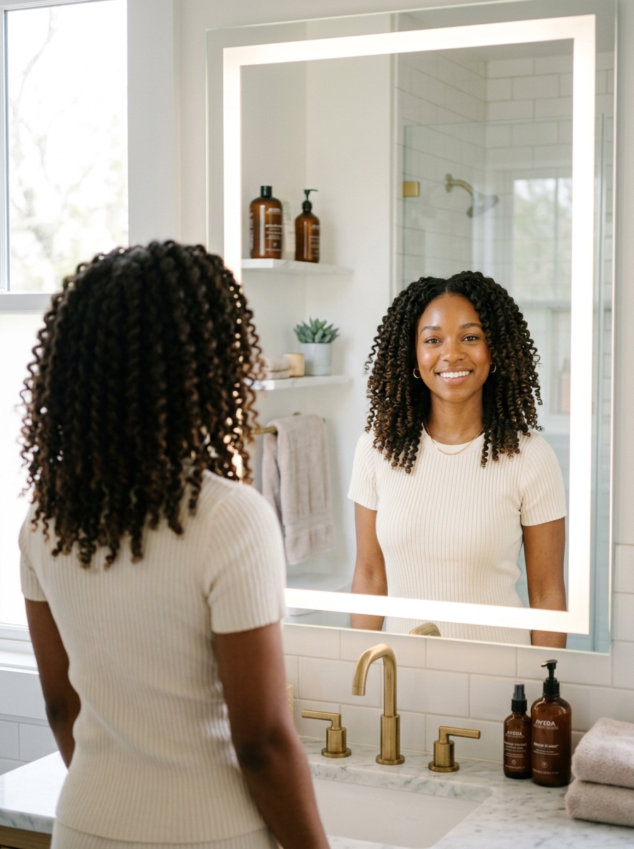 Twist-Out Medium-Length Style
