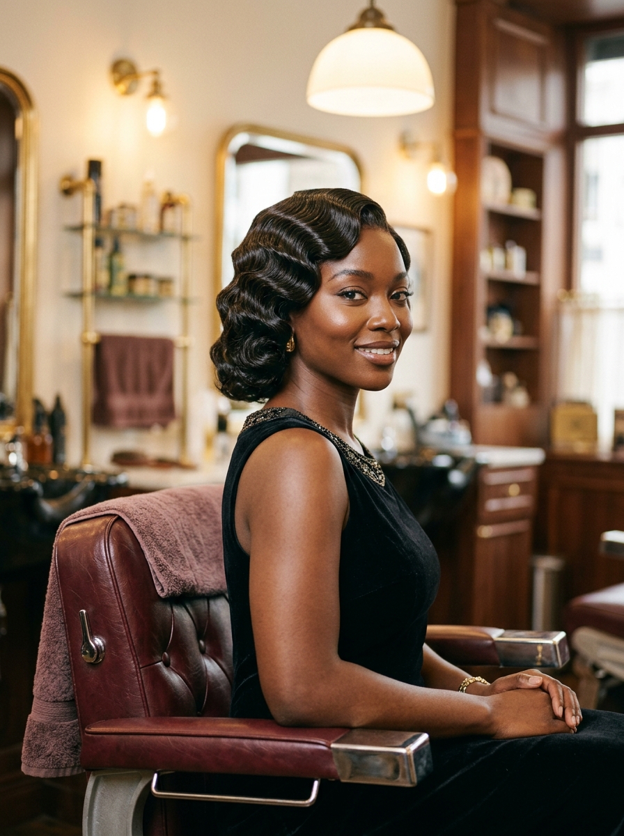 Vintage Finger Waves