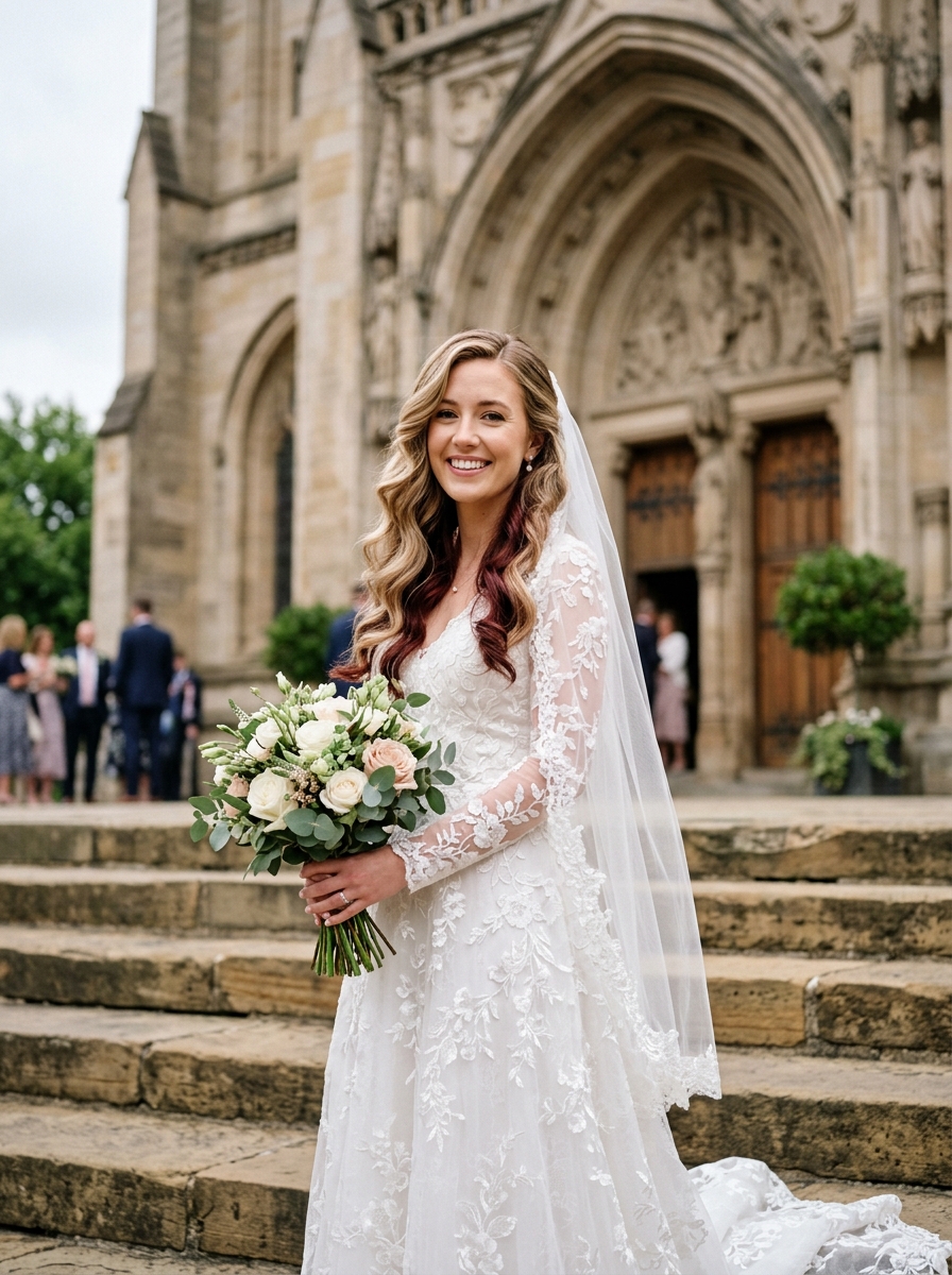 Chocolate Cherry Veil-Ready Waves