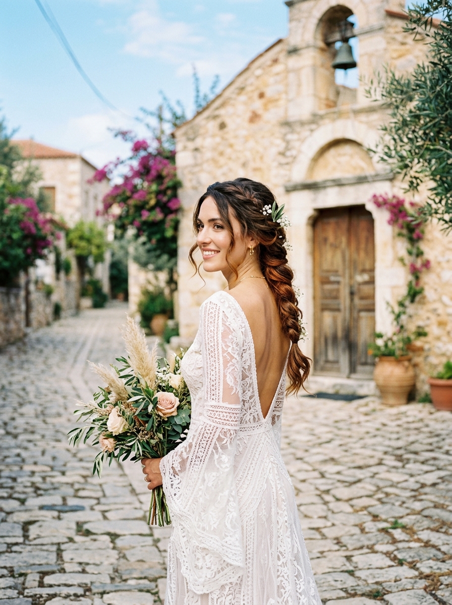 Cinnamon Spice Side Braid