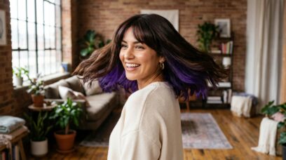 20 Stunning Peekaboo Hair Color Ideas with Bangs to Try in 2026