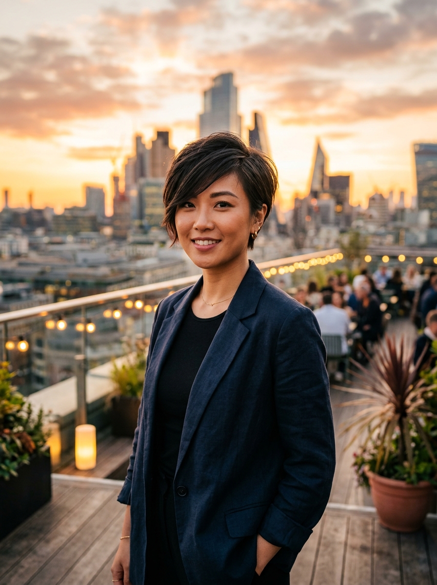 Textured Pixie Crop with Long Fringe