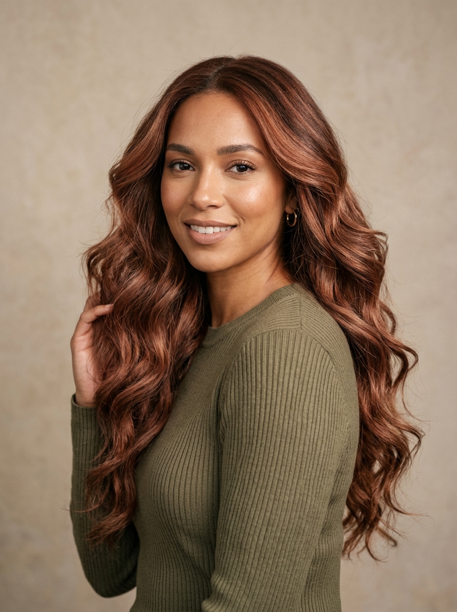 Soft Balayage Auburn