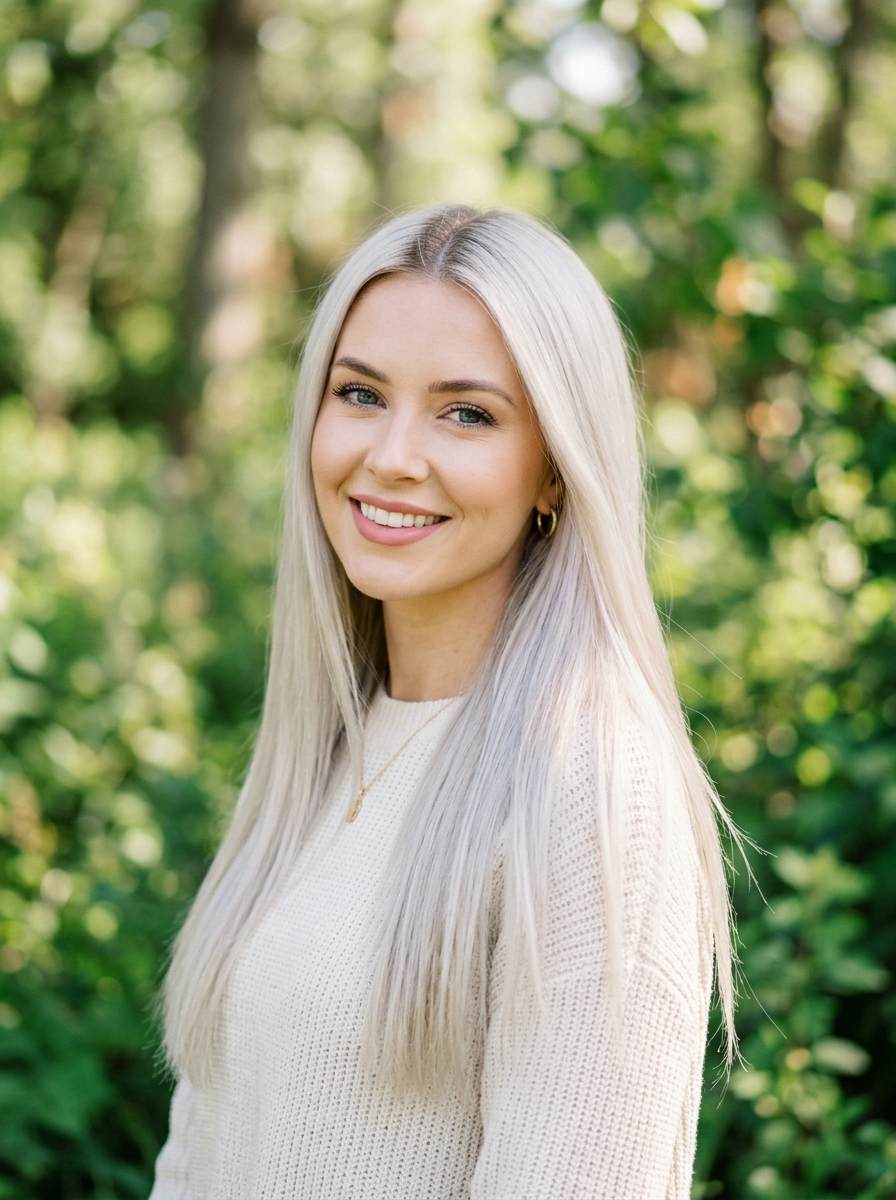 Icy Platinum Root Smudge