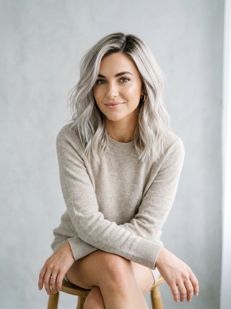 Ash Blonde Root Smudge